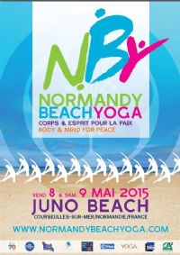Normandy Beach Yoga. Du 8 au 9 mai 2015 à Courseulles-sur-Mer. Calvados. 